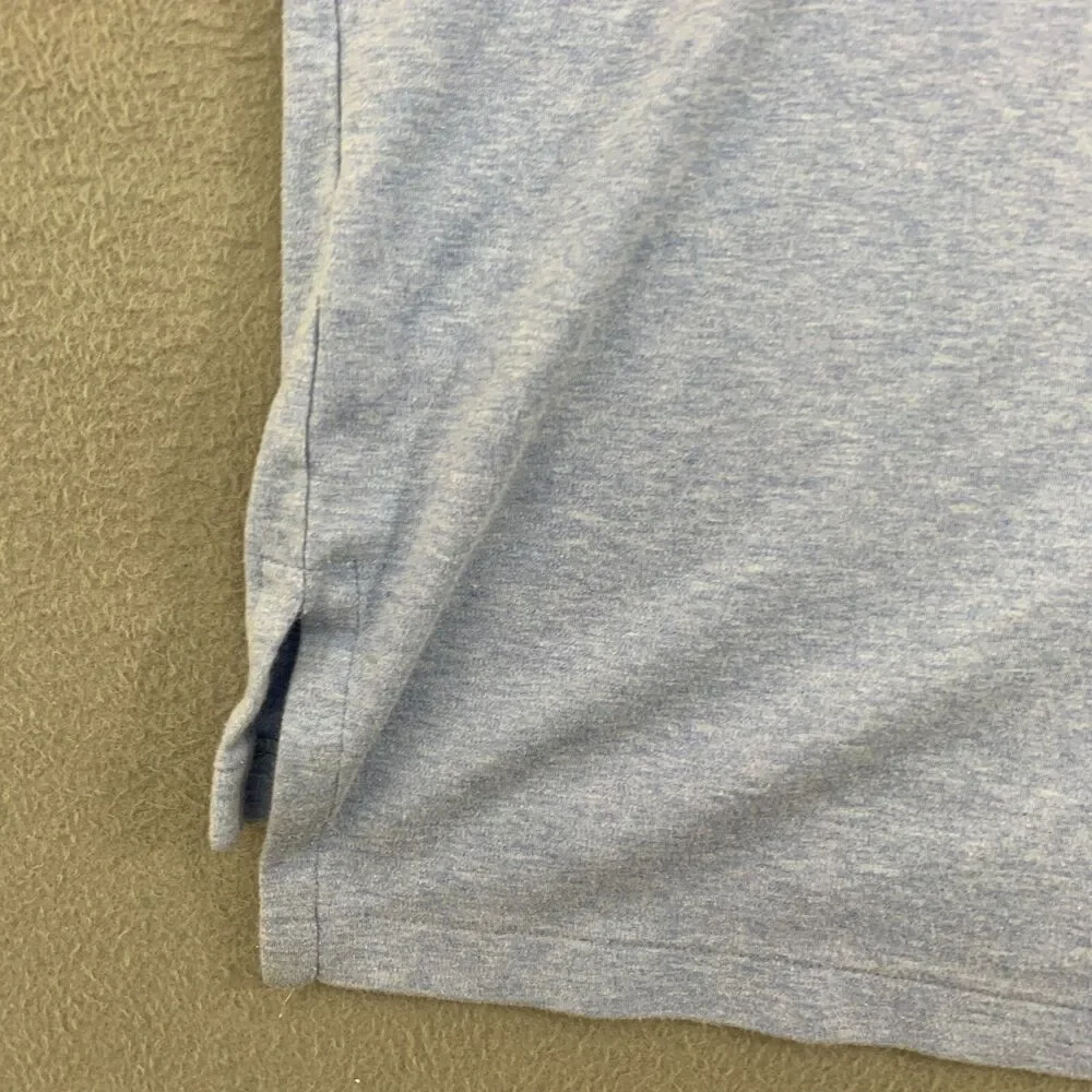 Polo Ralph Lauren Polo Shirt Mens XL Heathered Blue Soft Cotton Green Pony